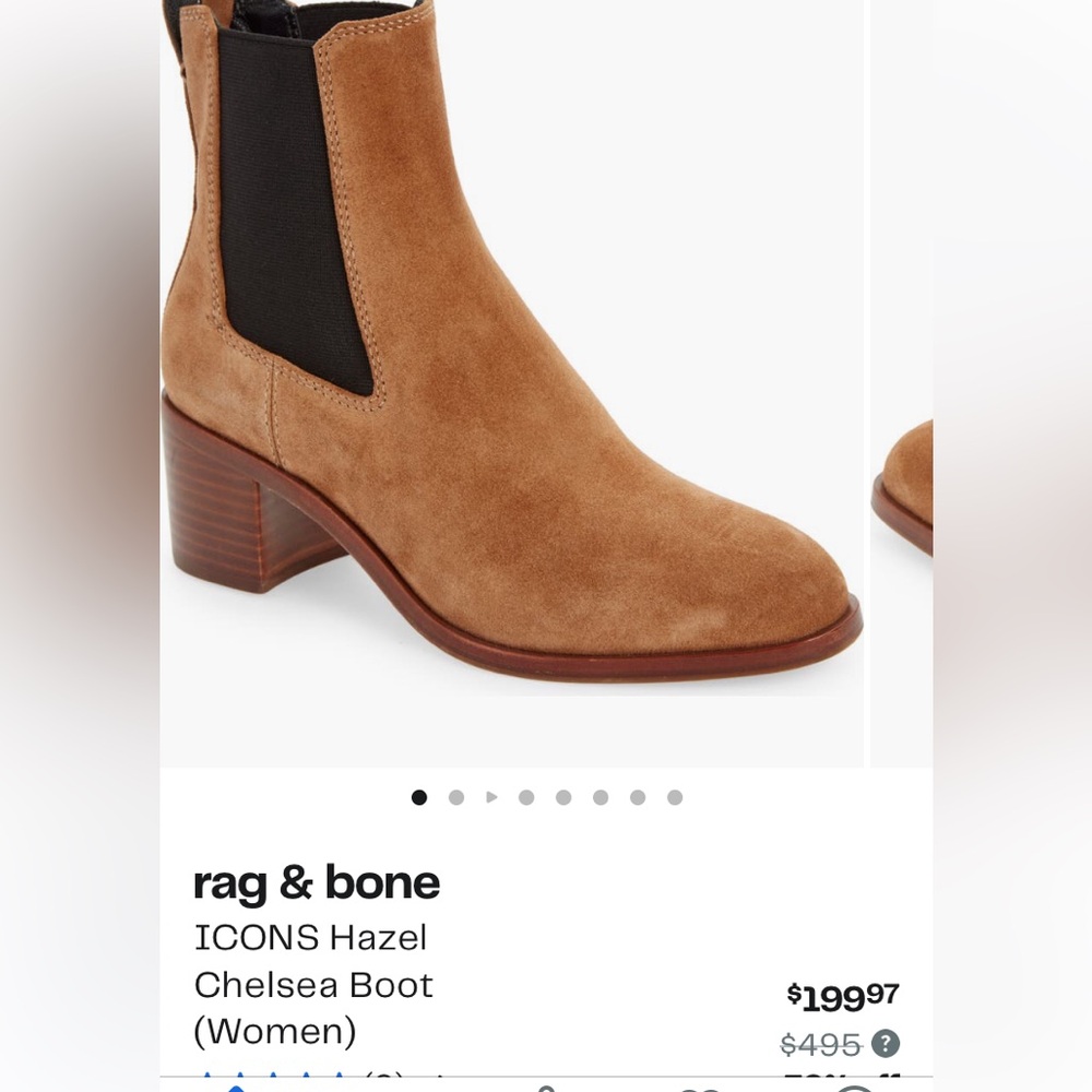 rag & bone ICONS hazel chelsea boot 38.5